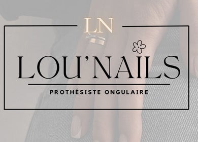 Logo élégant de Lou’nails à Aubrives, Grand Est, FR, représentant un salon de prothèses ongulaires.