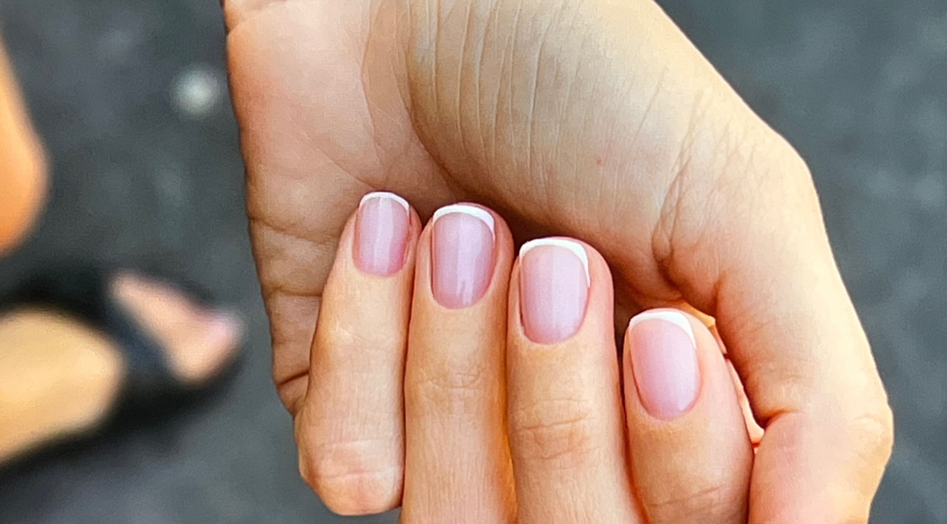 Elegant French manicure at Tamara AOUN Nail Studio (ALPHA BUSINESS CENTER) in Vernier, Genf, CH.
