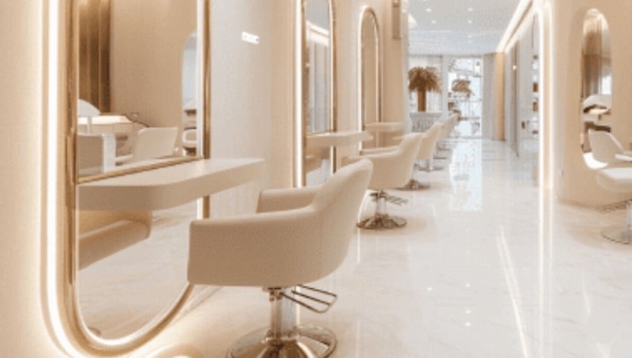 Luxelashesbytaliah salon interior showcasing modern chairs and mirrors in Coomera, Queensland, AU.