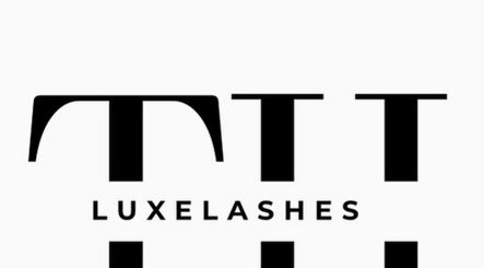 Luxelashesbytaliah logo in Coomera, Queensland, AU. Elegant black typography on a light background.