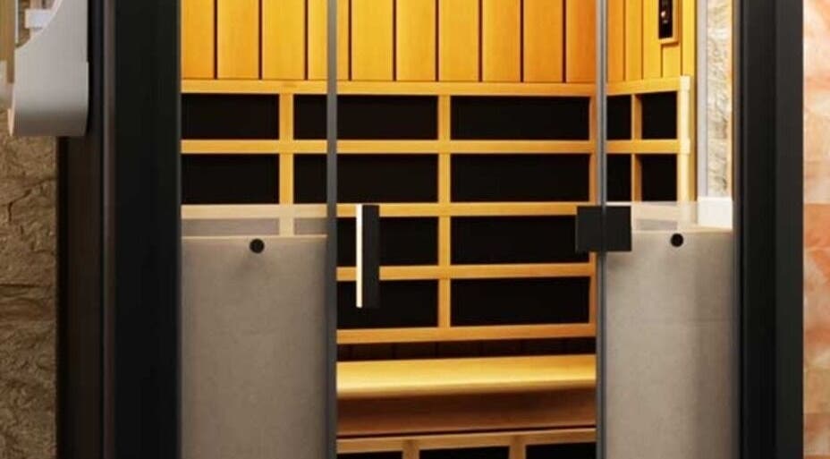 Luxurious sauna at Bluebird Essence Spa, Easley, South Carolina, US, offering ultimate relaxation.