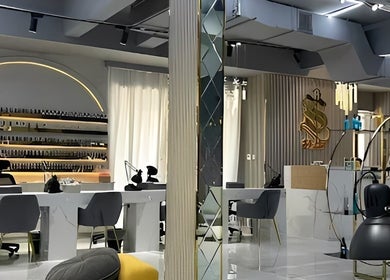 Elegant interior of Shatha Beauty & Spa - Khorfakkan in Khor Fakkan, Sharjah, AE showcasing modern design.