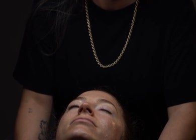 A relaxing facial being performed at The Beauty Bar by Phoebe in Groombridge, England, GB.