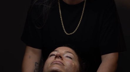 A relaxing facial being performed at The Beauty Bar by Phoebe in Groombridge, England, GB.