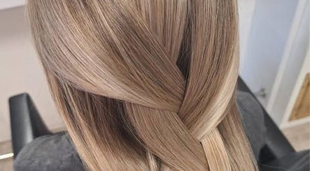 Elegant braid hairstyle at JFM hair, Aberdeen, Scotland, GB salon.