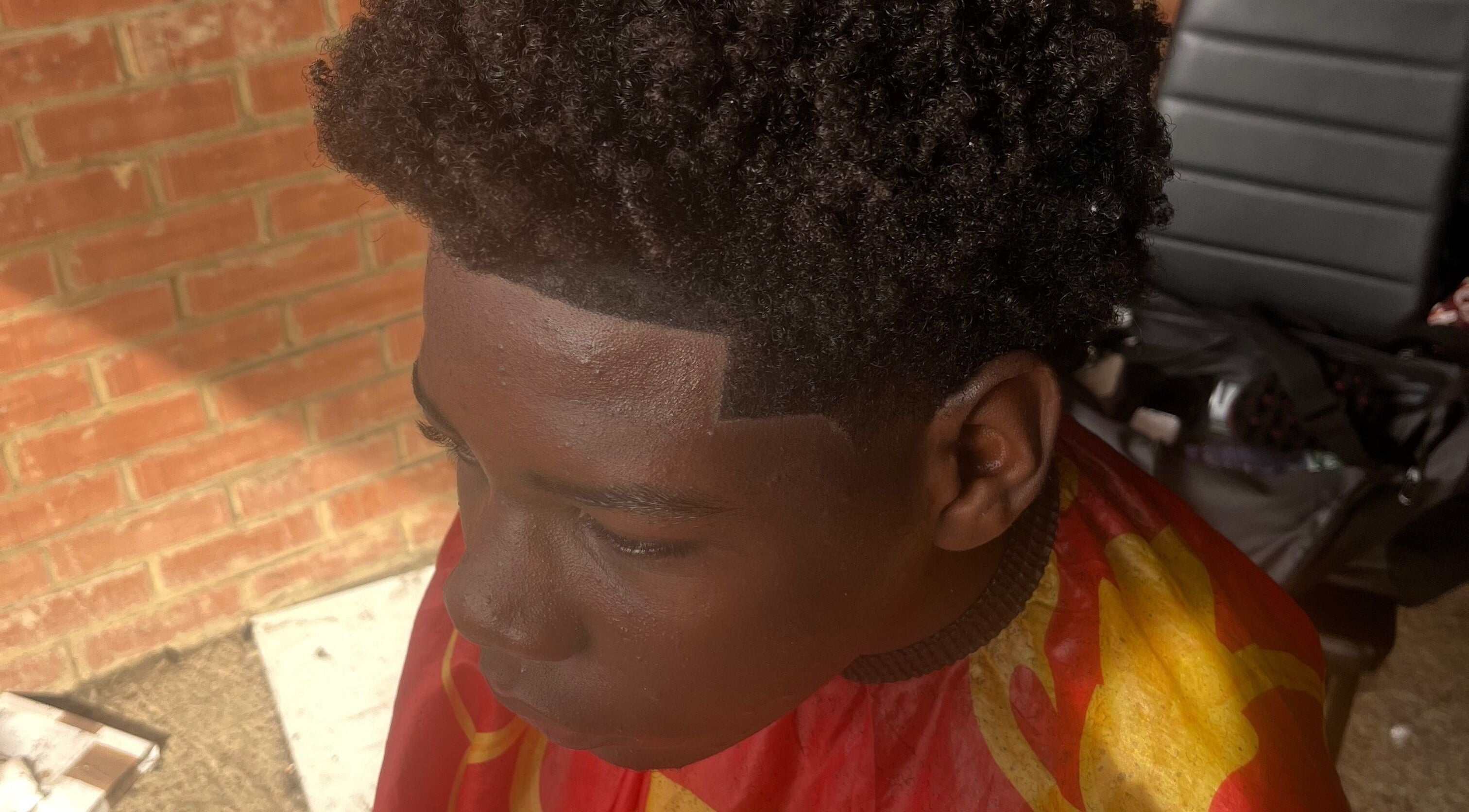 Fresh haircut at kcutz in Welwyn Garden City, England. Showcasing precision styling and expertise.