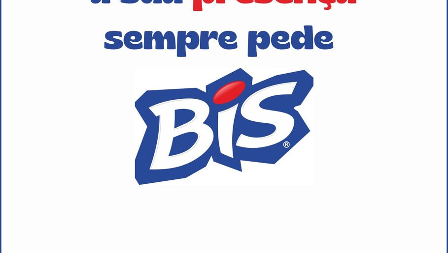 Logo do Bis destacando-se com a frase 'presença' na imagem. Local: Jefferson (trafego), Goiás, Goiás, BR.
