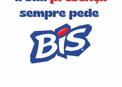 Logo do Bis destacando-se com a frase 'presença' na imagem. Local: Jefferson (trafego), Goiás, Goiás, BR.