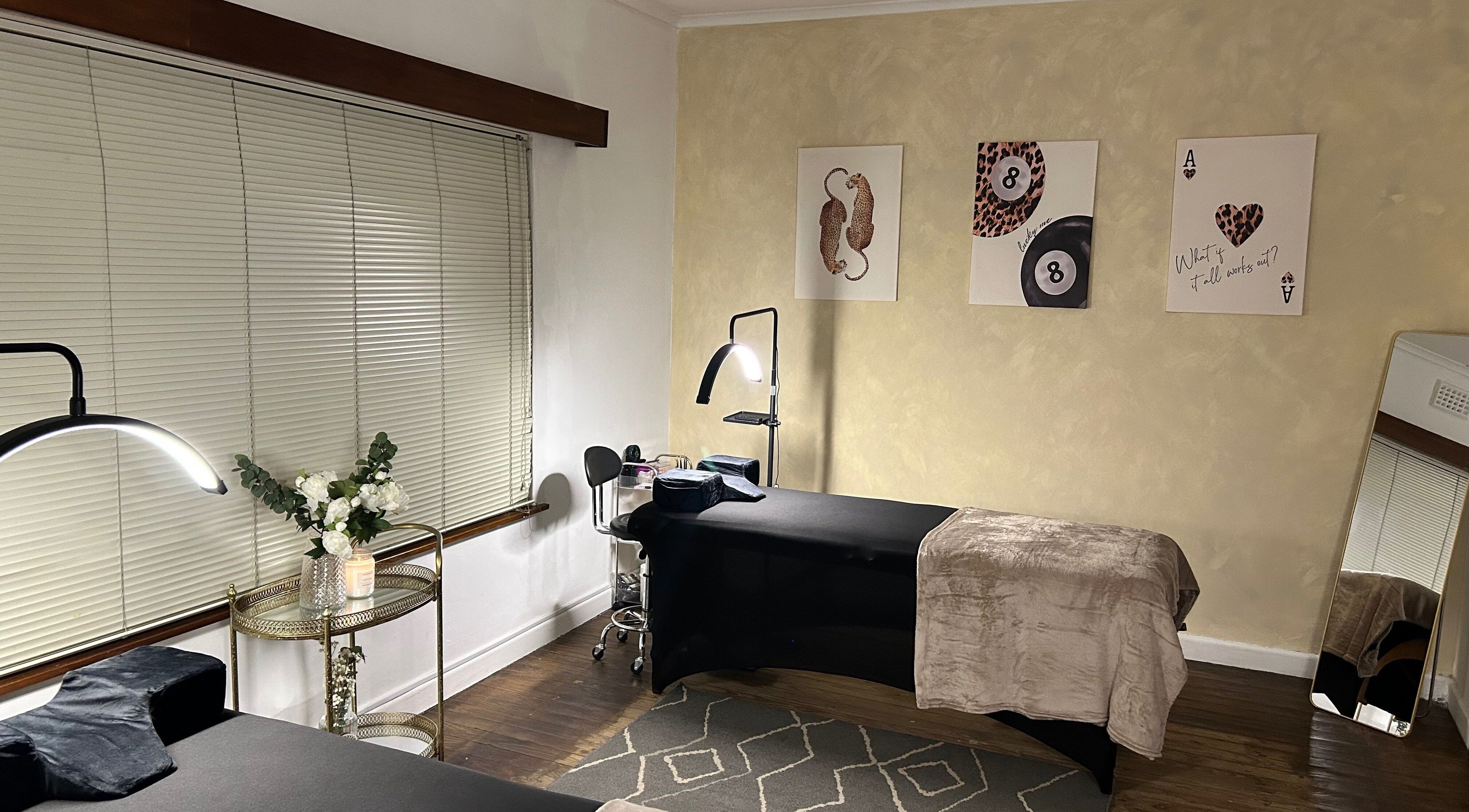 Peaceful treatment room at Blink on Forty-Two✨, Cape Town, Western Cape, ZA with elegant decor.