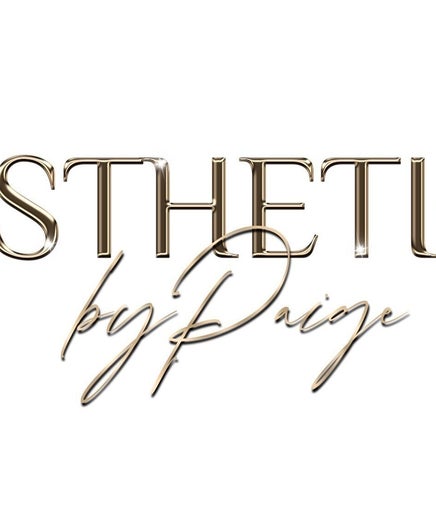 Stylish logo for ByPaigeAesthetics in Felixstowe, England, GB with elegant gold text.