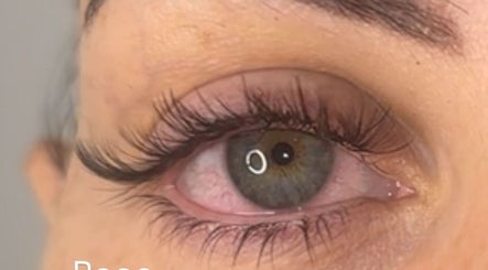 Close-up of eyelash extensions at Wellness Spa, Montréal, Québec, CA, showcasing detailed beauty.