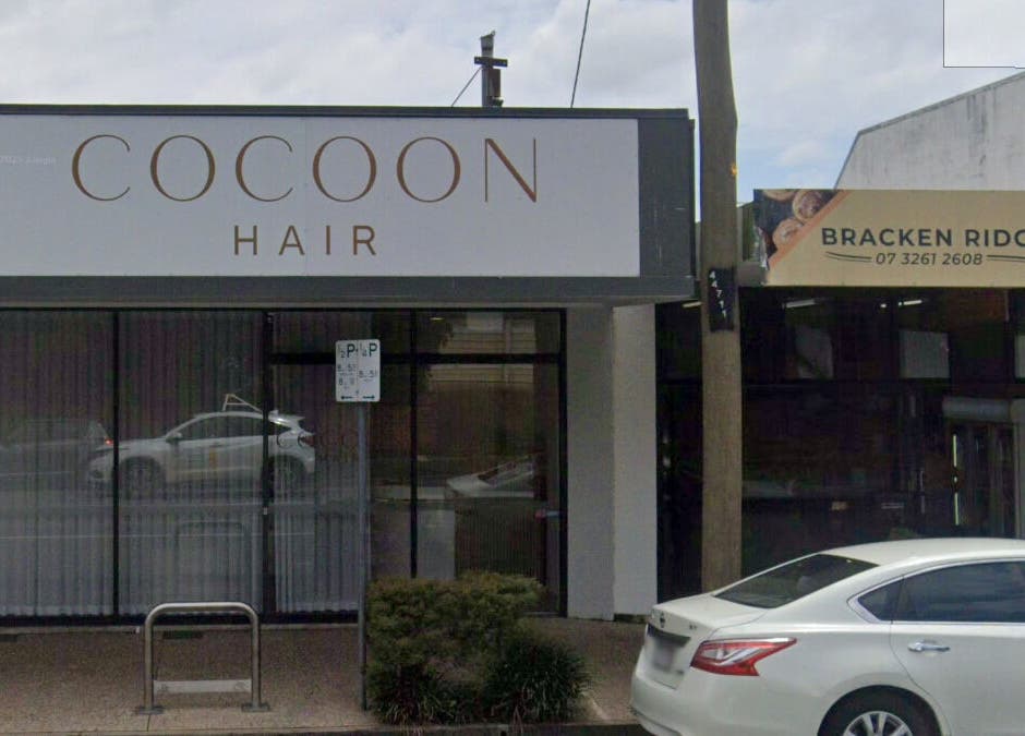 Front view of Cocoon Hair salon in Bracken Ridge, Queensland, AU.