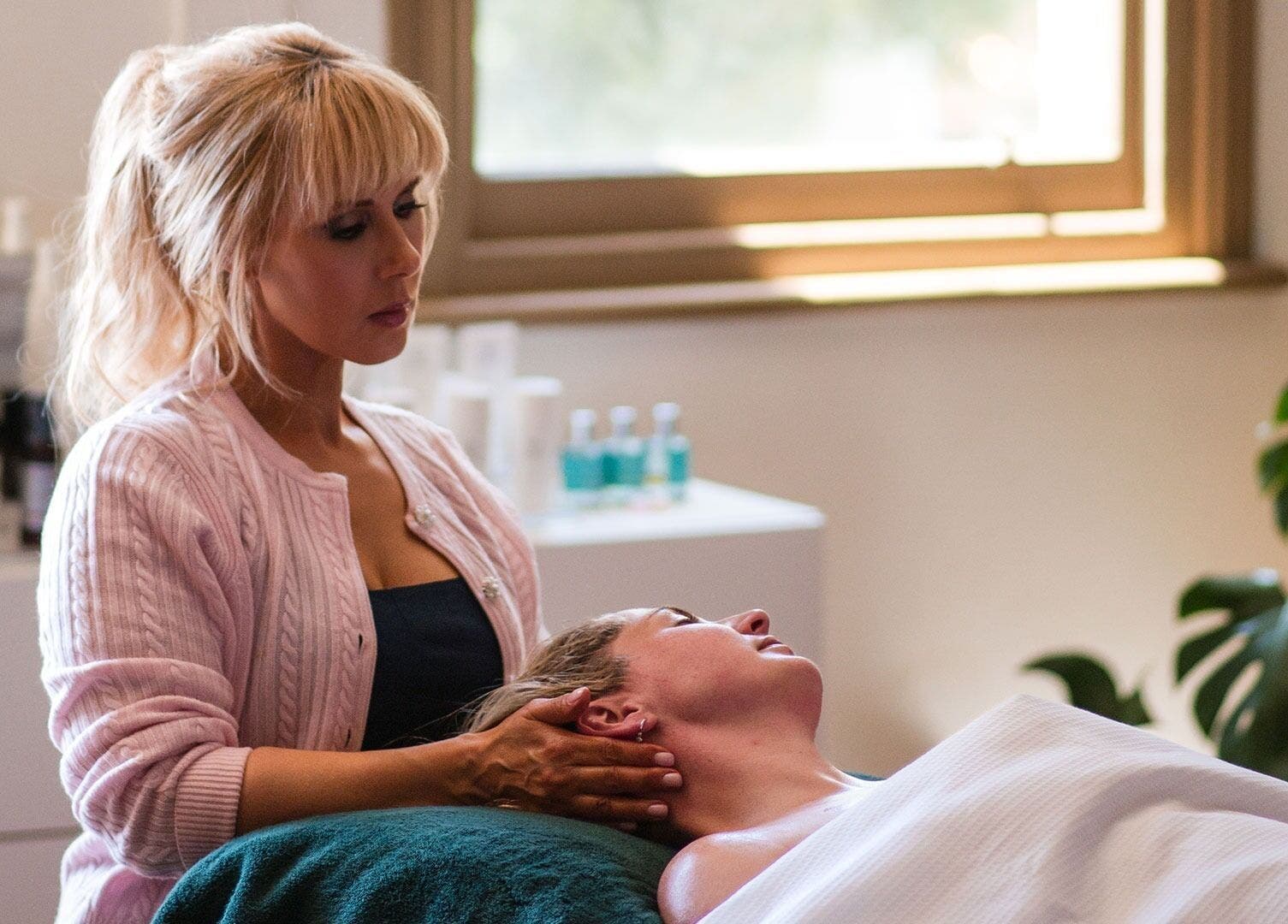 Relaxing massage at The Peaceful Skin Co, Melbourne, Victoria, AU, enhancing wellness and tranquility.