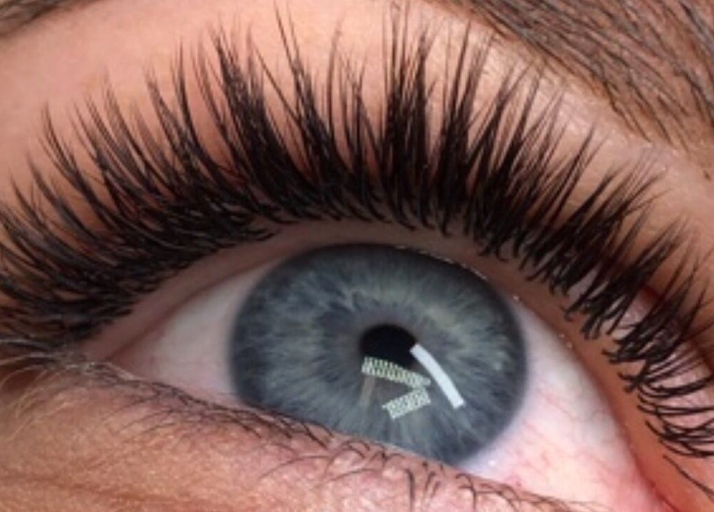 Close-up of enhanced lashes at GlowHeadSpa, San Pawl Il-baħar, MT.