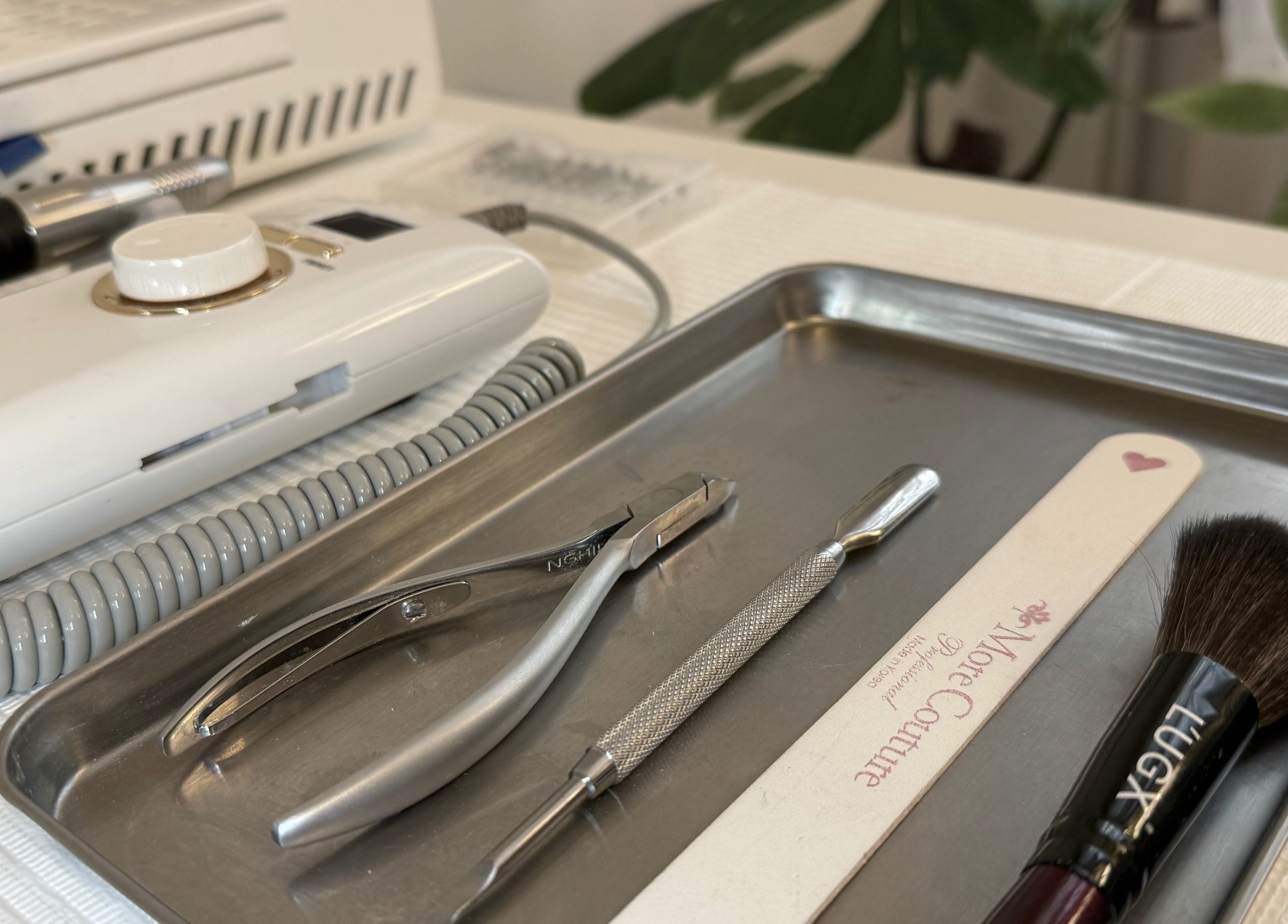 Beauty tools at Tatabeautyhouse in Canterbury, England, GB, showcasing professional wellness equipment.