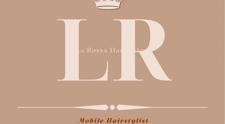 Logo of La Rossa Hairstyles in Dublin, County Dublin, IE, featuring initials 'LR' with a crown.