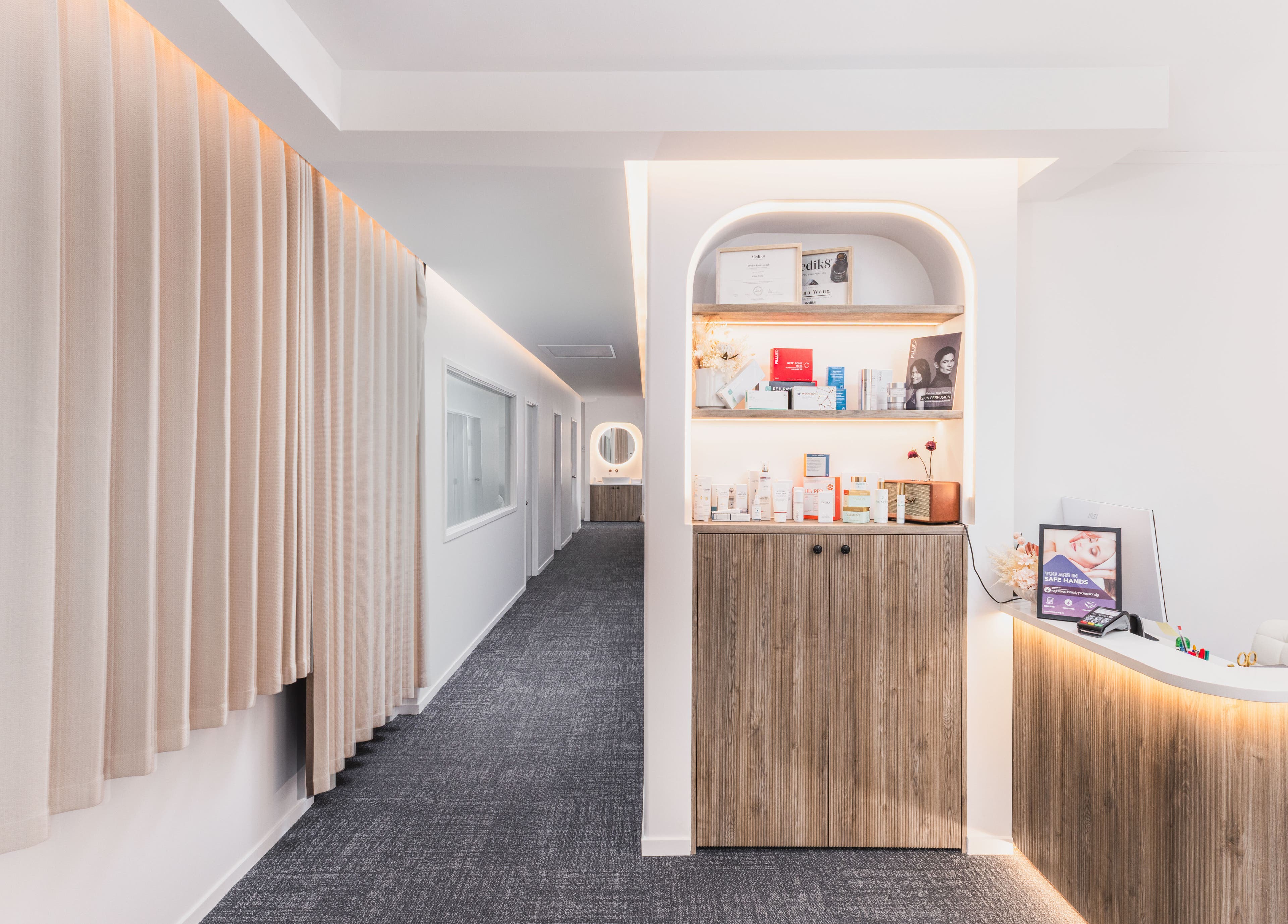 Elegant lobby view at Tatoa Beyond (Hamilton) in Hamilton, Waikato Region, NZ, showcasing a bright, relaxing interior.