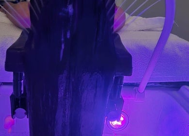 Serene spa experience at Stellar Beauty and Spa, Surfers Paradise, Queensland, AU with soothing light effects.
