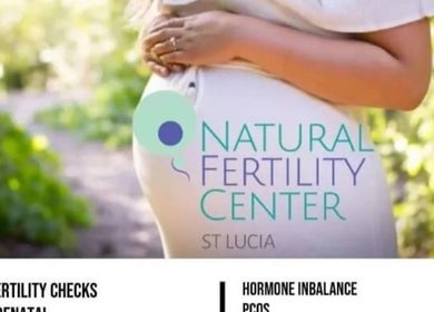 Expecting mother holding belly at Fertility and Weight Management Center St Lucia, Gros Islet, Gros Islet, LC.