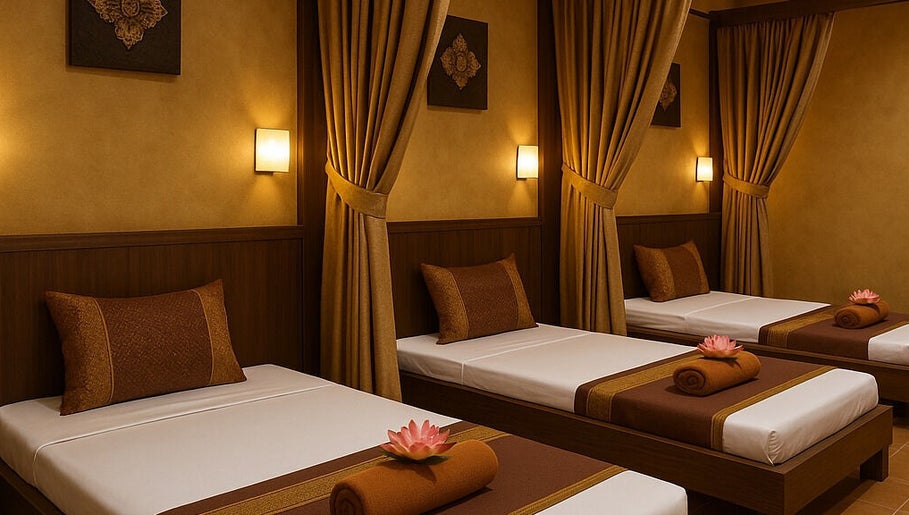 Masszázságyak a NUCHABA Thai Massage-nál Budapest, Magyar, HU címen. Nyugodt és meghitt környezet.