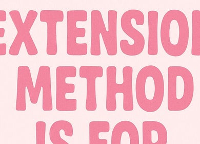 Pink text on a light background promoting beauty services at Haus of Blondie Manes, Edgeworth, New South Wales, AU.