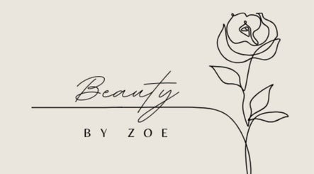 Beauty by Zoe logo with a rose drawing, located in London, England, GB.