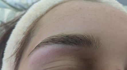 Groomed eyebrow at Lush Brows, Cleethorpes, England, GB enhancing natural beauty.