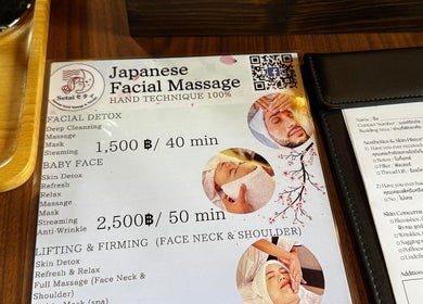 Setai Exclusive Chidlom - Japanese Facial Massage menu offers luxury treatments in Krung Thep Maha Nakhon, TH.