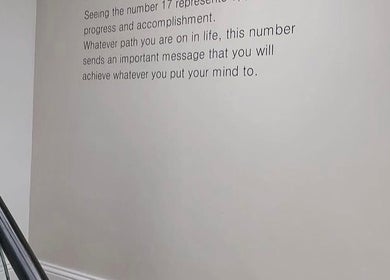 Inspirational quote on wall at Beauty by Chloe, Strabane, Northern Ireland, GB, promoting success and positivity.