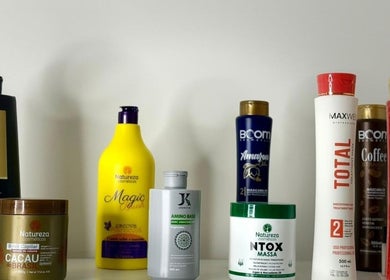 Hair care products for Brazilian Hair Keratin Treatment at Лондон, Англия, GB salon.