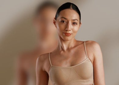 A serene woman exemplifying beauty at Luxe Beautè Brows & Body Contouring, North Mackay, Queensland, AU.