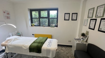 Calm treatment room at Skin Retreat By Charlotte in Spalding, England, GB, showcasing a relaxing spa environment.
