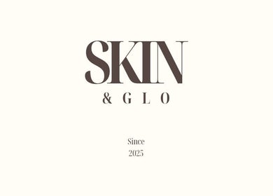 Skin & Glo logo at Macclesfield, England, GB. Modern elegance in beauty and wellness branding.