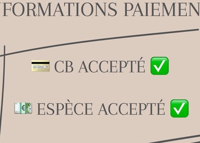 Modes de paiement acceptés à Beauty Fallone, Cholet, Pays De La Loire, FR : CB et espèces.