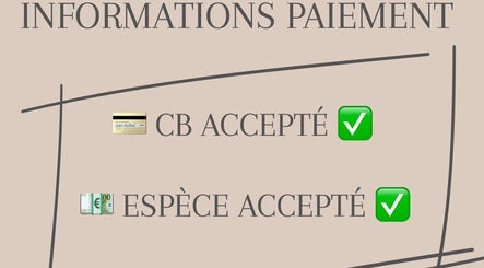 Modes de paiement acceptés à Beauty Fallone, Cholet, Pays De La Loire, FR : CB et espèces.