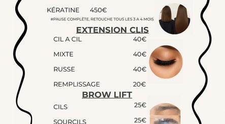 Tarifs des services beauté chez Beauty fallone, Cholet, Pays De La Loire, FR : extension de cils, lifting sourcils.
