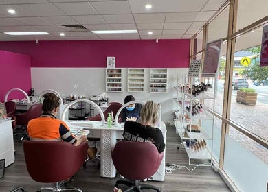 Guests enjoying nail services at Vien Beauty Badham in Dickson, Australian Capital Territory, AU.