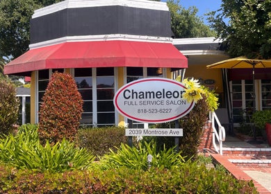 Front view of Studio DCV by Diana in La Crescenta-montrose, California, US with a vibrant garden entrance.