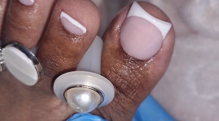 Freshly manicured toes at Beauty Factory by Shantel, Siparia, Siparia Regional Corporation, TT.