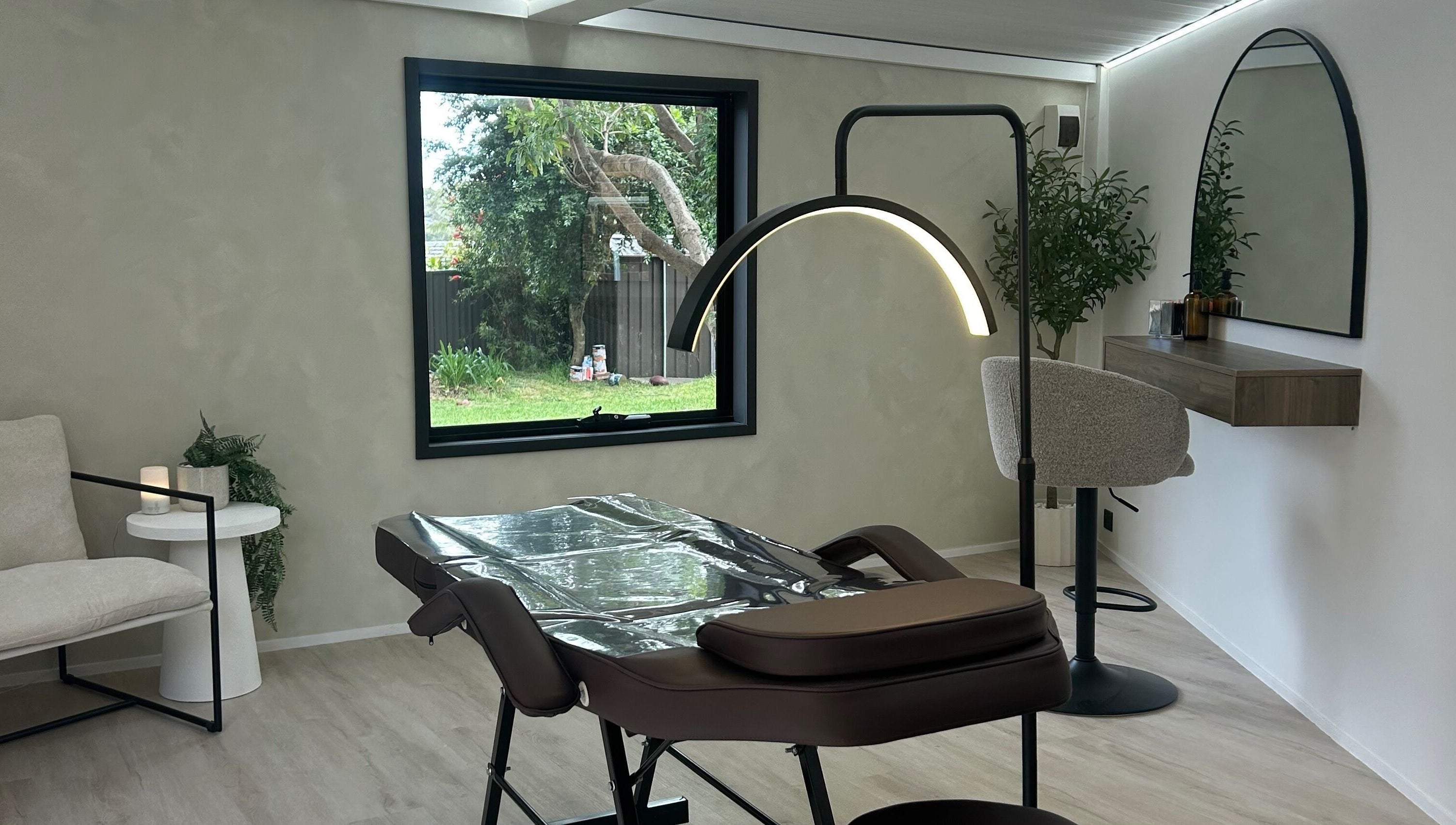 Elegant beauty treatment room at By Lily Rose, Menai, New South Wales, AU with stylish decor and serene ambiance.