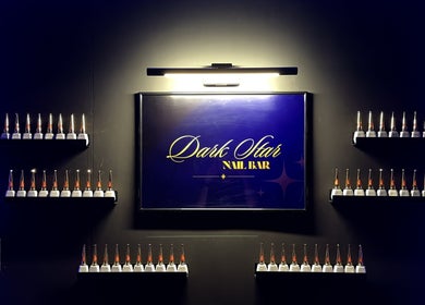 Awards displayed at Dark Star Nail Bar, Goonellabah, New South Wales, AU, highlighting elegance and success.
