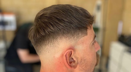 Close-up of a fresh fade haircut at Joshs Barbershop Osbourne Park, Osborne Park, Western Australia, AU.