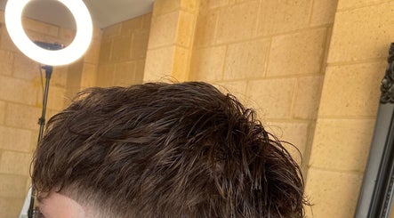 Stylish fade haircut at Joshs Barbershop Osbourne Park, Osborne Park, Western Australia, AU.