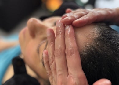 Relaxing facial massage at Healing Hands, Gravesend, England, GB. Experience soothing wellness treatments.