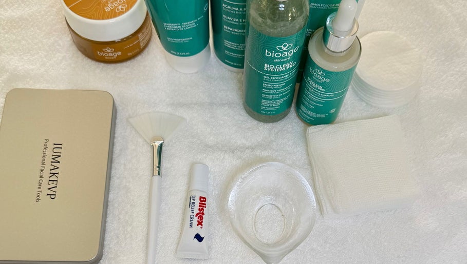 Beauty products and tools at Ândrea Damaceno, Roselands, New South Wales, AU.