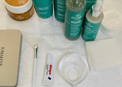 Beauty products and tools at Ândrea Damaceno, Roselands, New South Wales, AU.