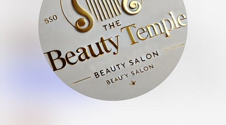 Elegant Beauty Temple logo in gold showcases Cutsbyraff in Dublin, County Dublin, IE.