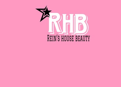 Rein.House beauty logo on pink background in Bali, Bali, ID with a stylish star accent.