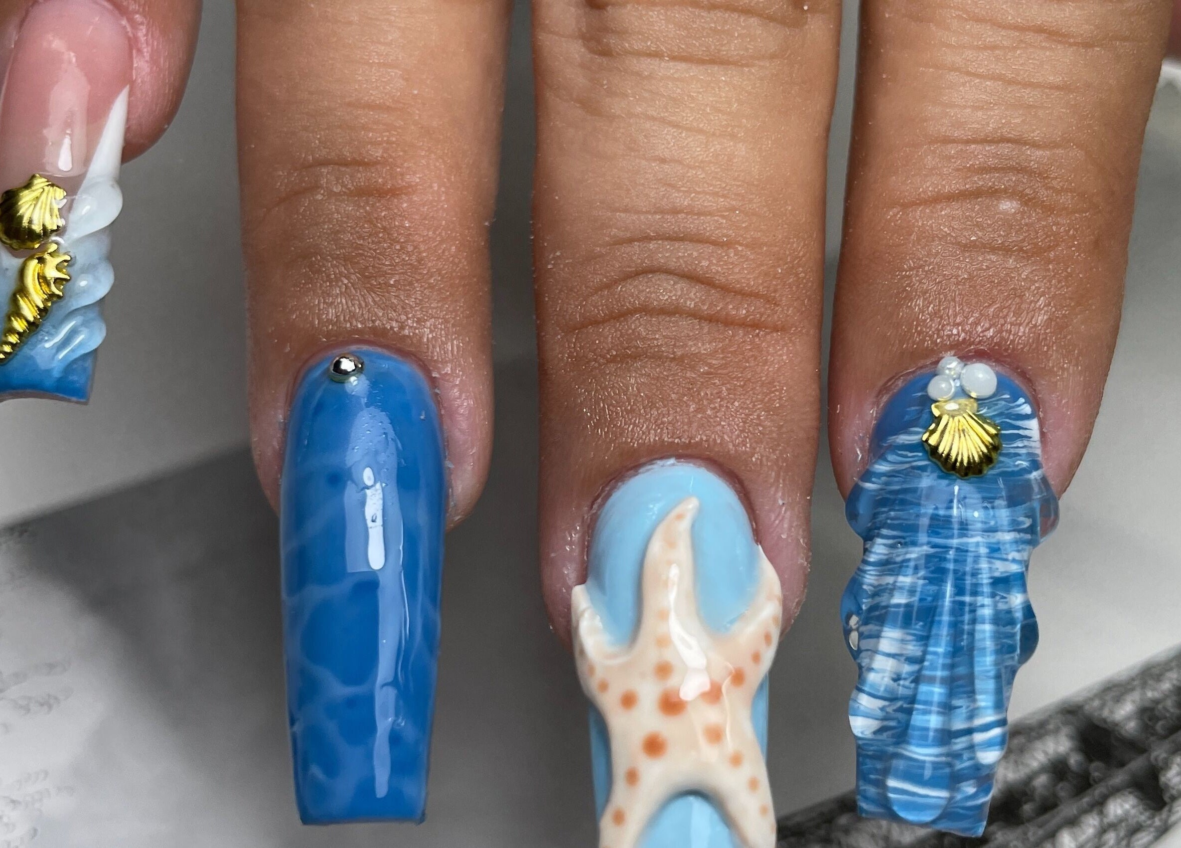 Manicura temática marina en My Stilo Salon, La Habana, La Habana, CU.