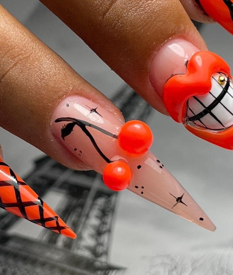 Diseños de uñas artísticas en My Stilo Salon, La Habana, La Habana, CU. Estilo vibrante y moderno.